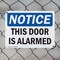 Signmission This Door Is Alarmed OSHA Notice Sign, Plastic, 10in W x 7in L, 2PK OS-2PACK-NS-P-710-L-16673 - alternate 8